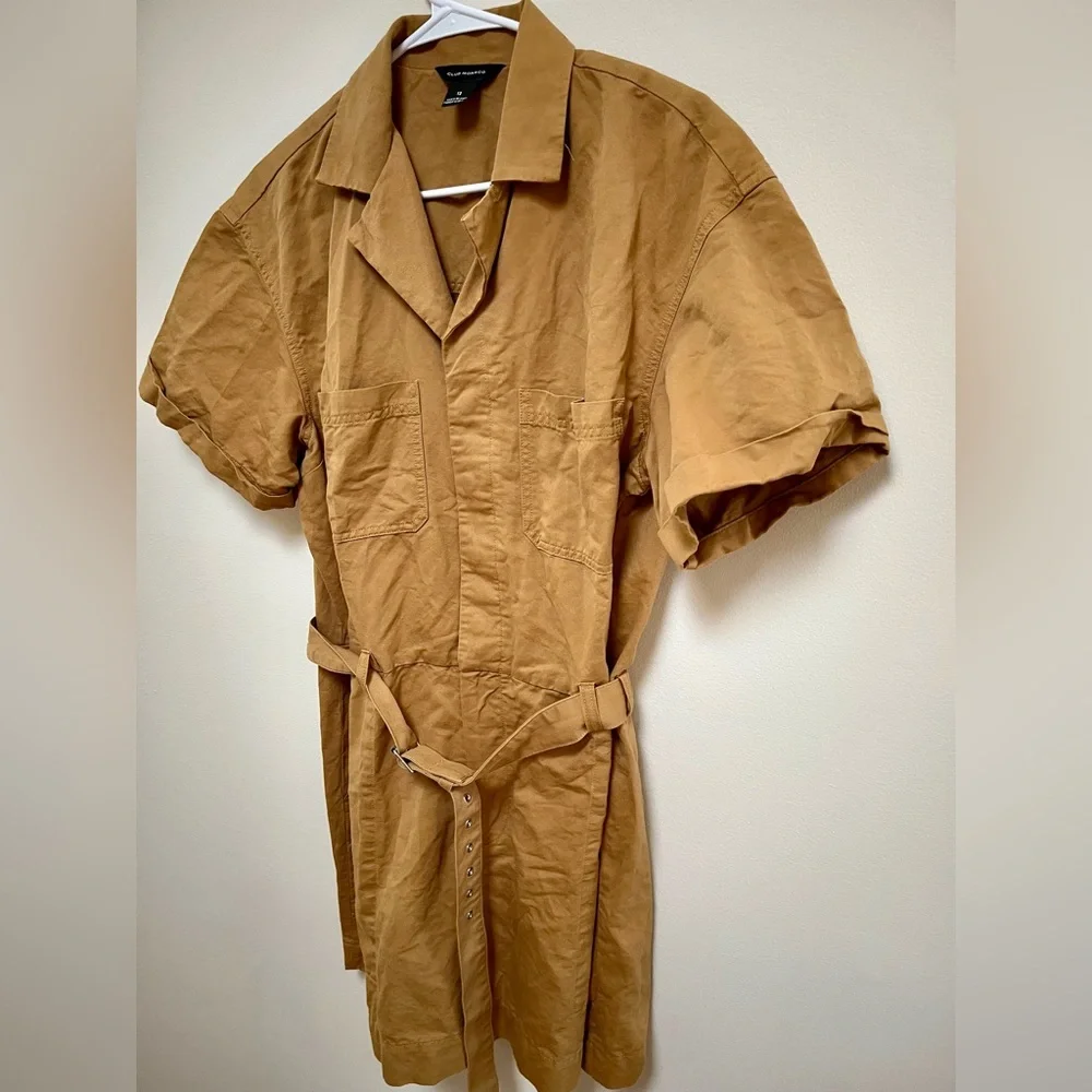 Club Monaco Utility Romper with Belt Sz 12
